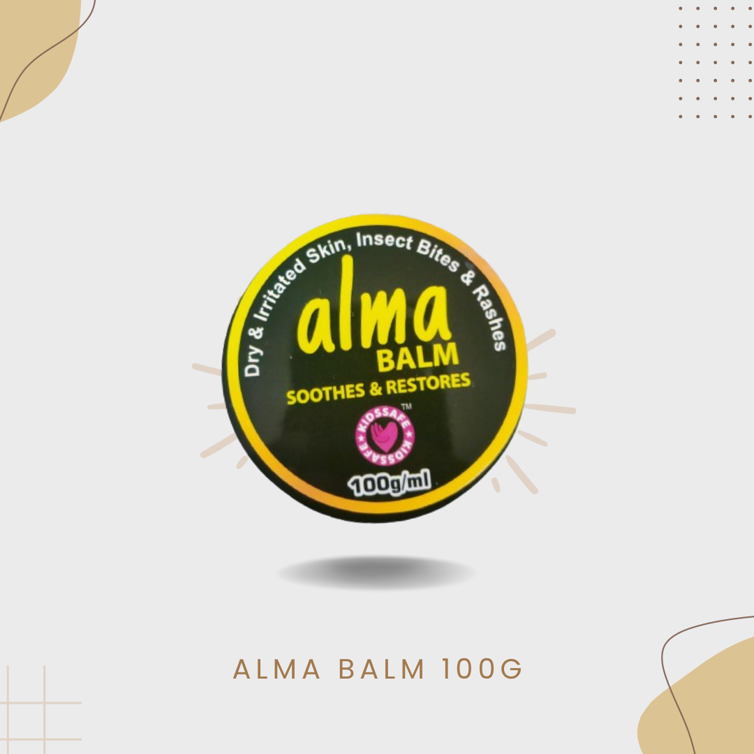 Eczema Relief Alma Balm 30g suits babies and up! For diaper rash, drool rash, eczema, insect bites