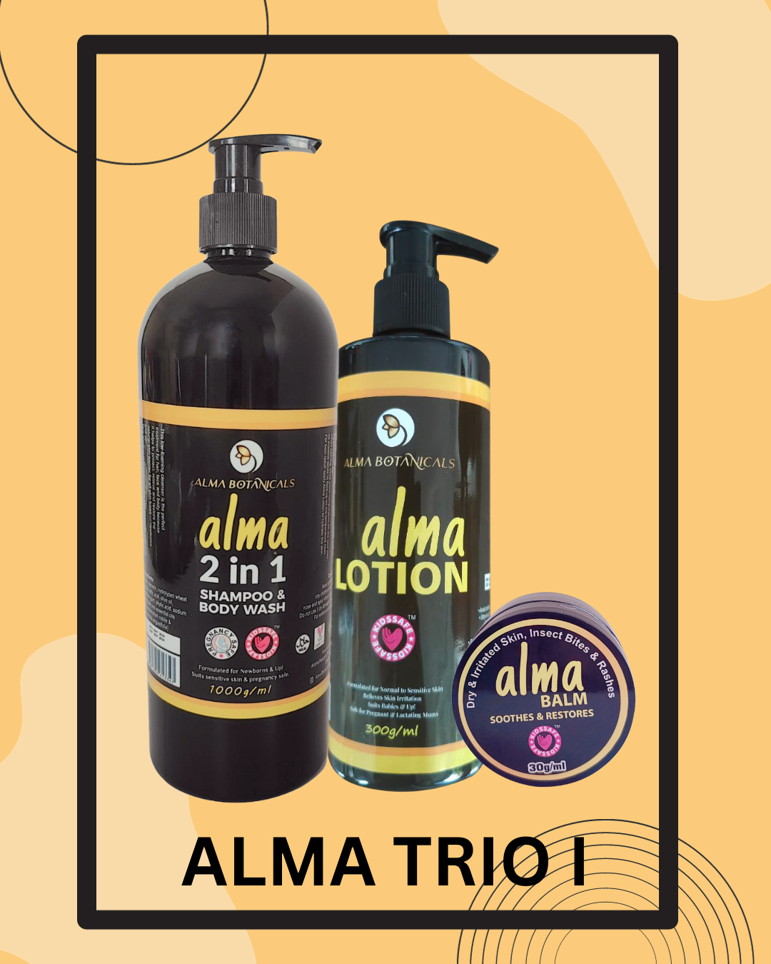 Alma 2 in 1 Shampoo & Body Wash 1L