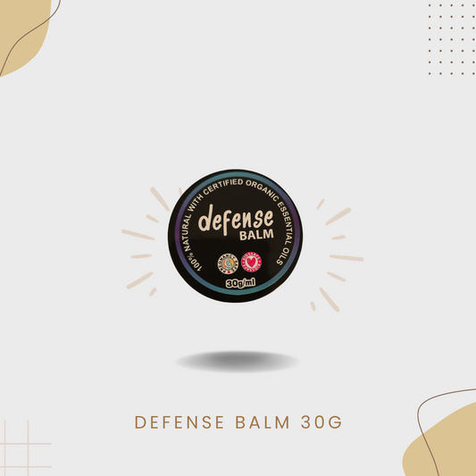 Organic Vapor Rub Defense balm for flu, cold, coughs.  Babies and up!