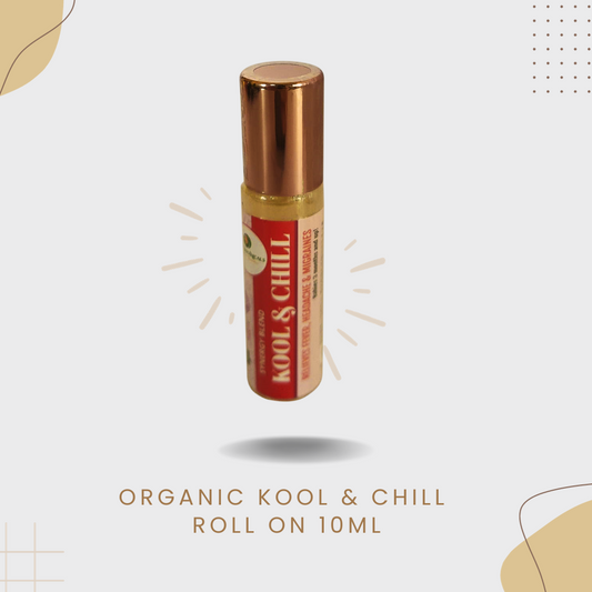 Organic Kool & Chill roll on Fever, Migraines, Headaches. Suits babies and up!