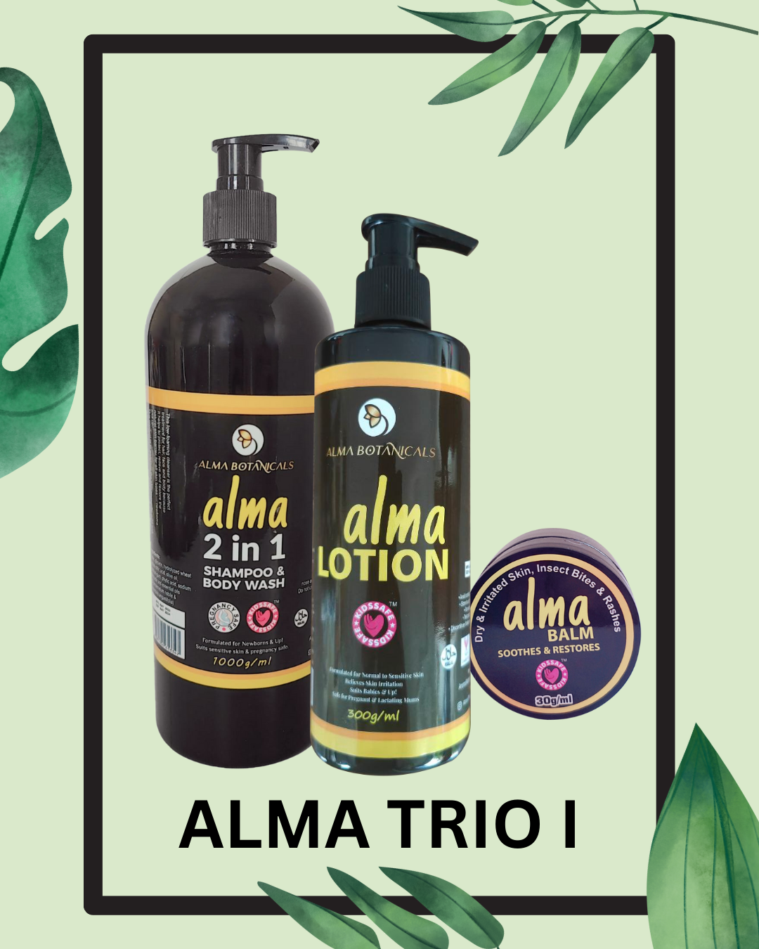 Alma 2 in 1 Shampoo & Body Wash 1L